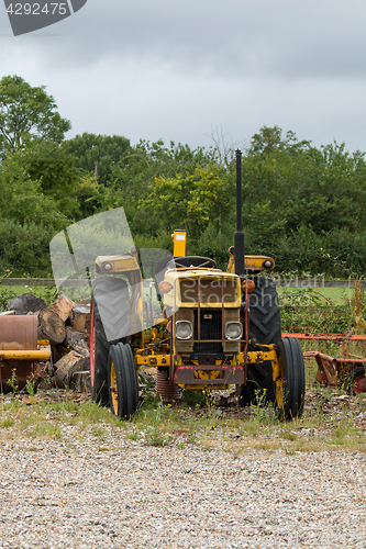 Image of Yellow Tractor