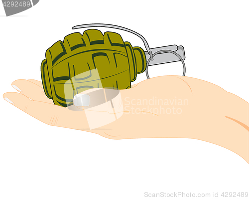 Image of Grenade in hand