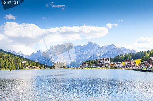 Image of a Lake panorama -Italy