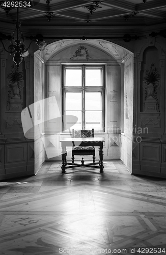 Image of GRESSONEY, ITALY - January 6th: Interior of Castle Savoia