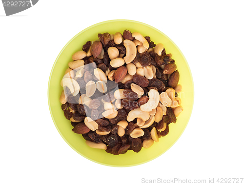 Image of Close-up top view mix different of nuts