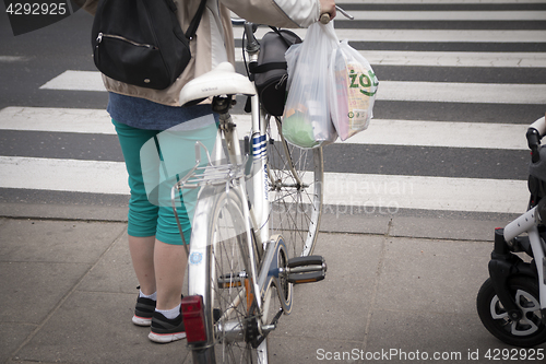 Image of Crossing with Bike