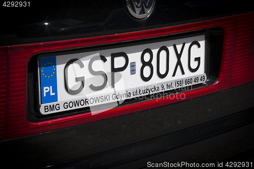 Image of Poland Number Plates