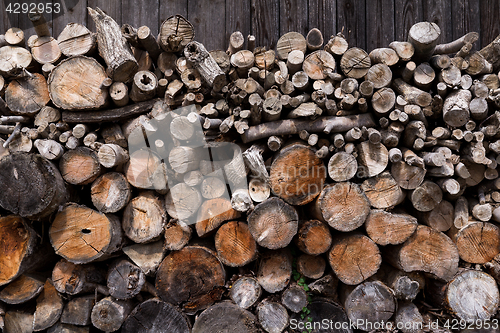 Image of Wooden timber at outfoor