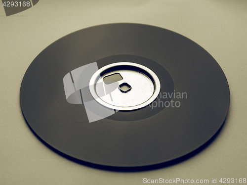 Image of Vintage looking Magnetic disc