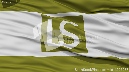 Image of Closeup of Lees Summit City Flag
