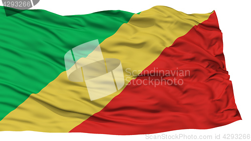 Image of Isolated Congo Flag, Brazzaville