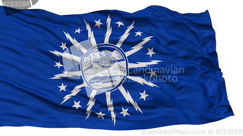 Image of Isolated Buffalo City Flag, United States of America