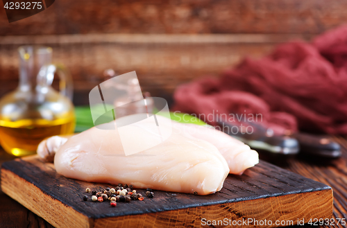 Image of raw chicken fillet