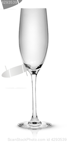 Image of Empty champagne glass