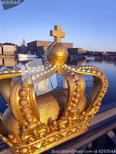 Image of stockholm view with crown