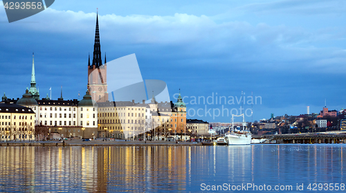 Image of Stockholm city at spring 