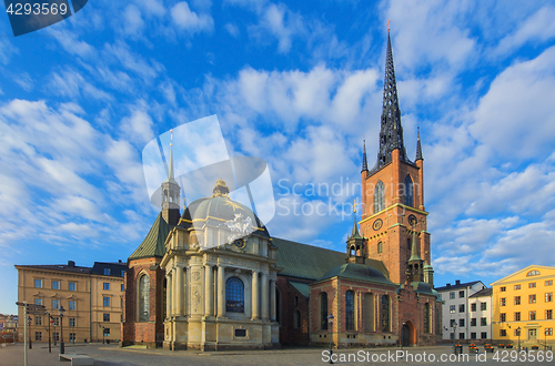 Image of The Riddarholmen Church in Stockholm Sweden 