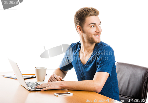 Image of Happy young student
