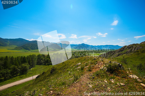 Image of Rural road in mountains