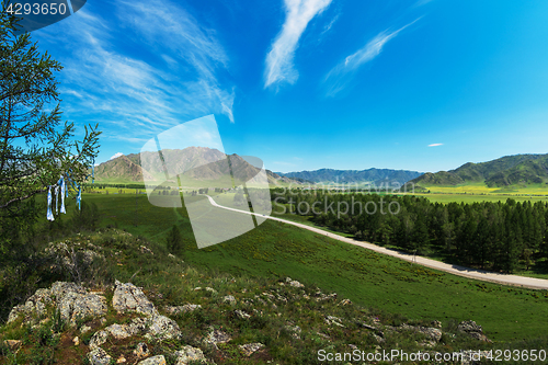 Image of Rural road in mountains