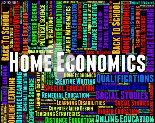 Image of Home Economics Means Studying Educating And Learning
