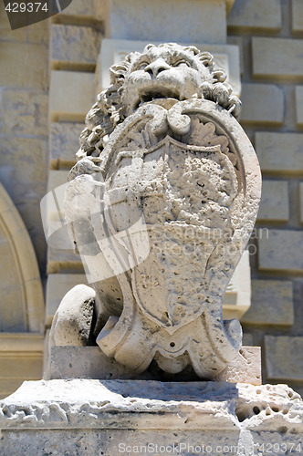 Image of architectural detail entry to mdina silent city malta