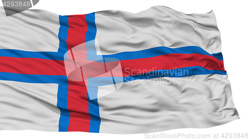 Image of Isolated Faroe Islands Flag