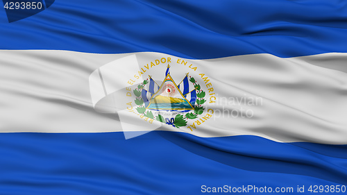 Image of Closeup El SalvadorFlag