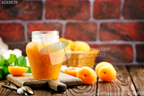 Image of fresh apricot jam