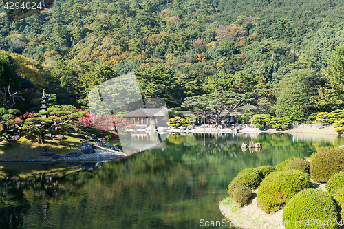 Image of Japanese Kokoen Garden in Himeji