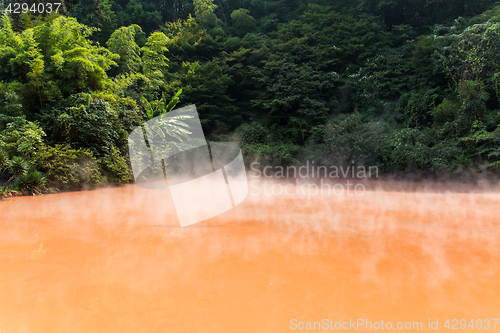 Image of Blood pond hell in Beppu