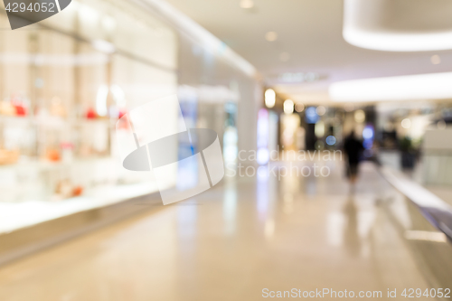 Image of Defocused of shopping center