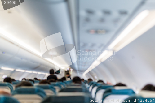 Image of Airplane interior 