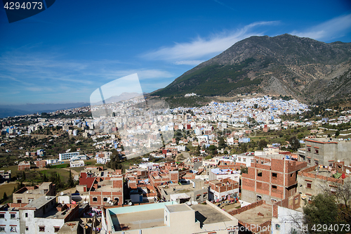 Image of Chefchaouen, the blue city in the Morocco.