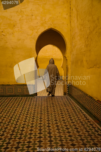 Image of Mausoleum of Moulay Idris in Meknes, Morocco.