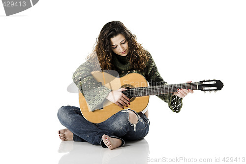 Image of Playing guitar