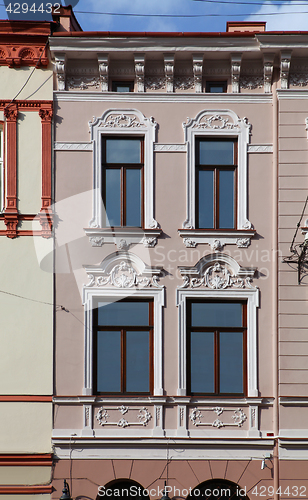 Image of windows of the ancient building