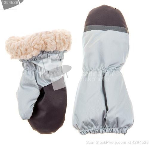 Image of Children\'s autumn-winter mittens