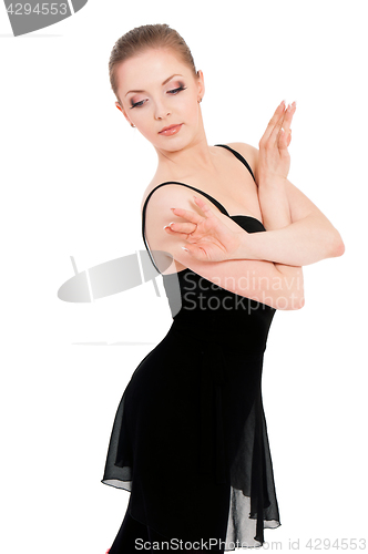 Image of Woman ballerina ballet dancer