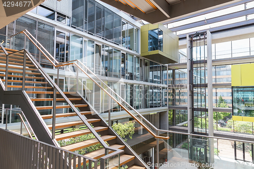 Image of Interior of of morden office building.