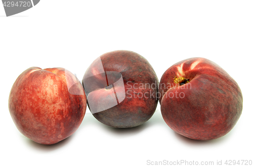 Image of Three peach isolated