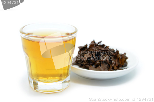 Image of Tea in a glass cup