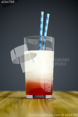 Image of banana cherry drink
