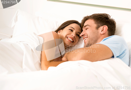 Image of Dating on bed