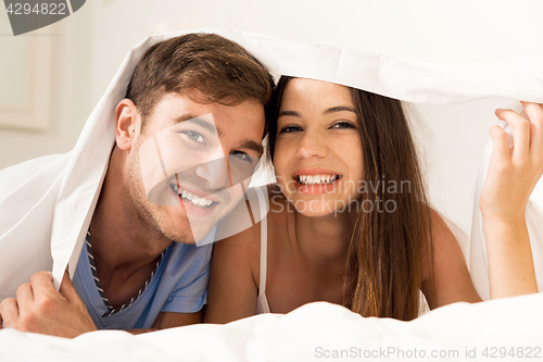 Image of Playing under the sheets