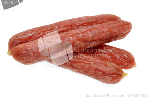 Image of Chinese sausage isolated