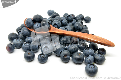 Image of Tasty blueberries isolated