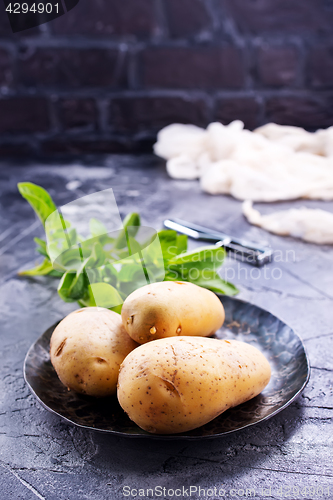 Image of raw potato