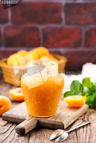 Image of fresh apricot jam