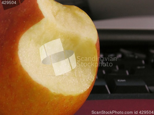 Image of bite taken out of an apple