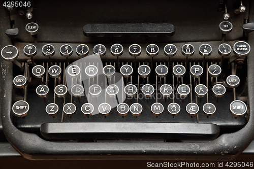 Image of Typewriter Keyboard