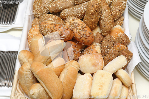 Image of Bread in Basket