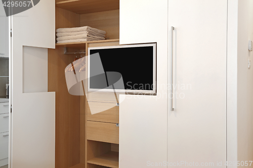 Image of TV and Wardrobe