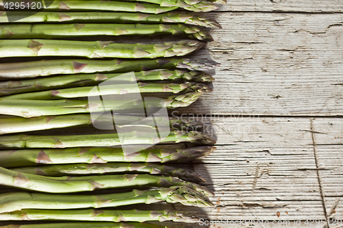 Image of fresh asparagus background